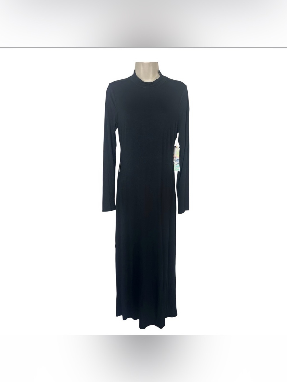 Almost Famous Black Long-Sleeve Maxi Dress